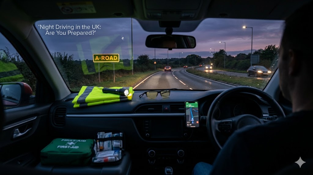 Night Driving in the UK: What Every Driver Should Have Ready Before Dark