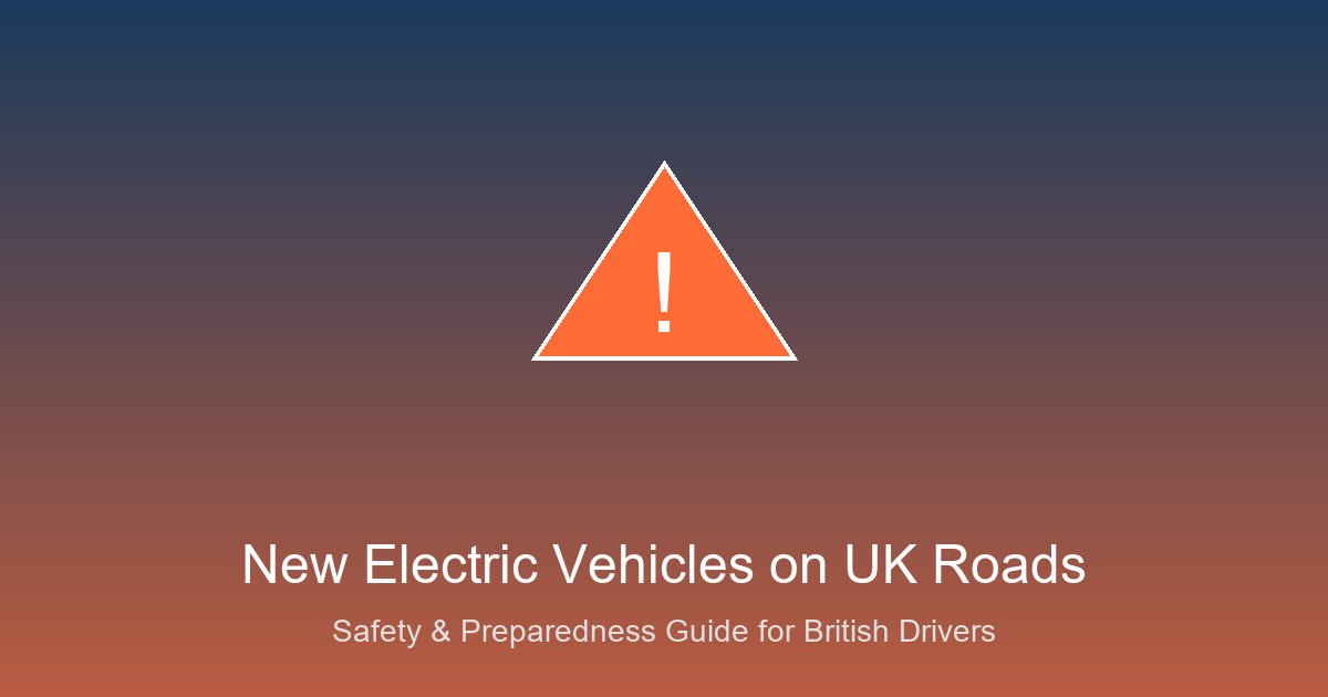 New electric vehicles on UK roads - safety guide for British drivers
