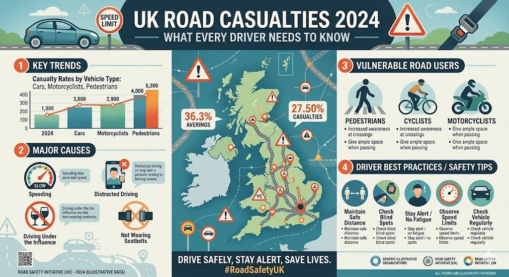 UK Road Casualties in 2024: What Every Driver Needs to Know