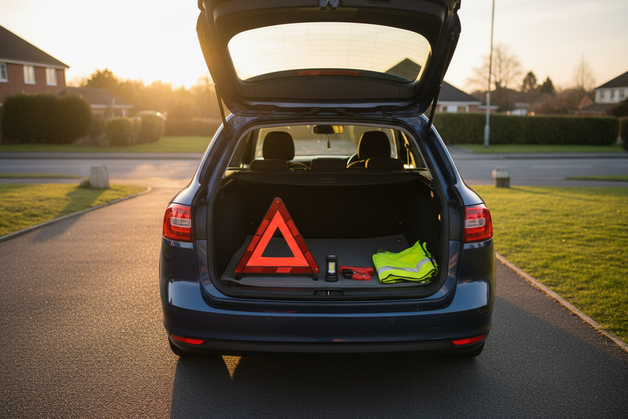 Friday Evening Drive-Home Check for UK Drivers: Low Sun, Weekend Closures and an Easy-to-Reach Escape Tool