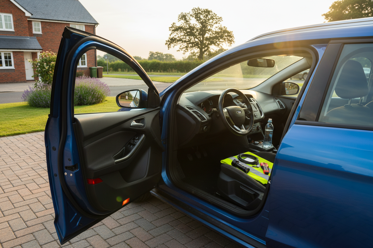 Friday Evening Drive-Home Check for UK Drivers: Hot Car Interiors, Low Sun Glare and Late A3 Closure Planning
