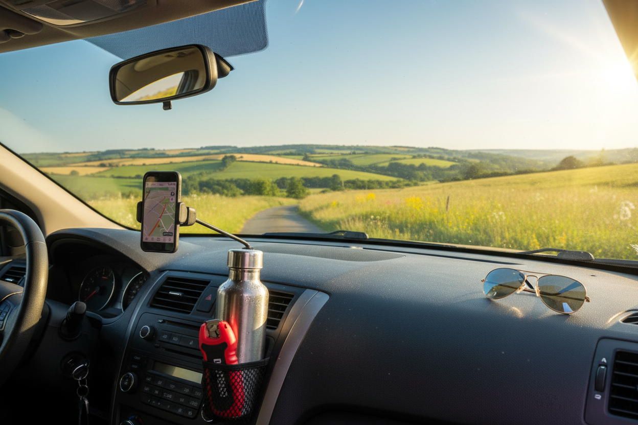 Wednesday Heatwave Car Check for UK Drivers: Water, Windscreen Clarity and Reachable Essentials Before a Very Hot Drive