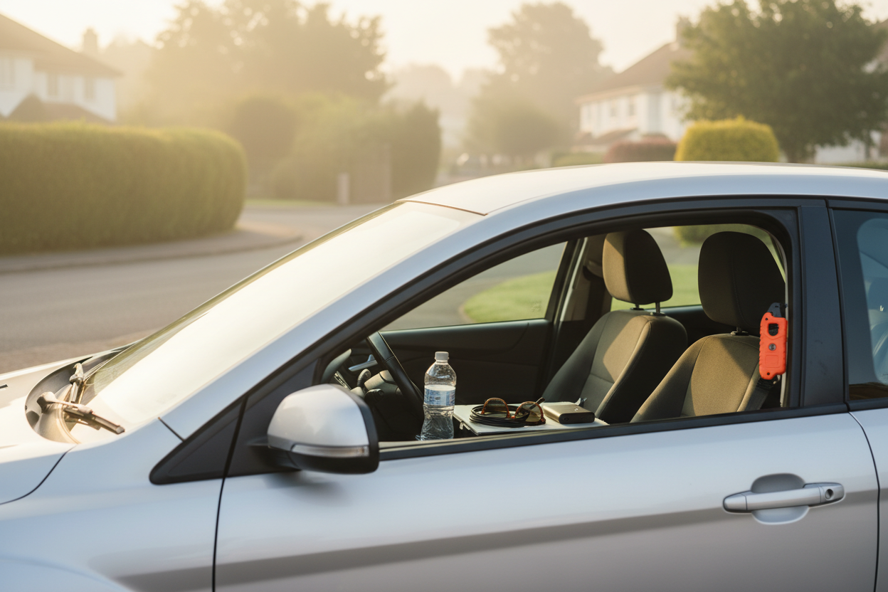 Monday Morning Car Check for UK Drivers: Hazy Sunshine, Rising Heat and Simple Hot-Weather Prep