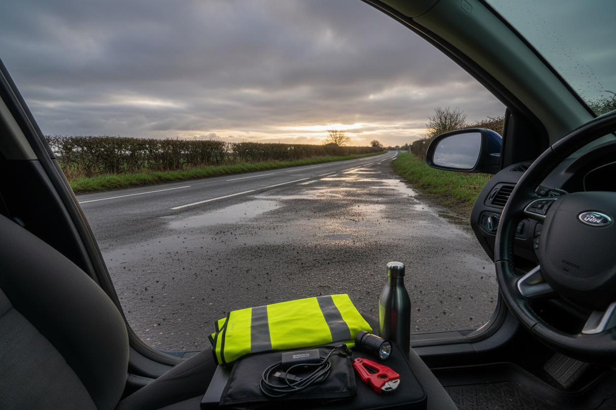 Thursday Morning Car Check for UK Drivers: Drizzle at Dawn, Humid Air and Closure-Aware Route Planning