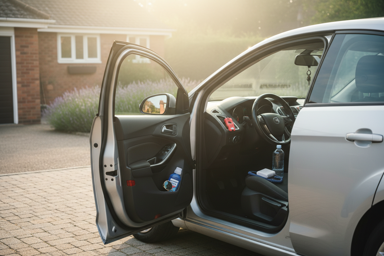 Tuesday Morning Heat Check for UK Drivers: Hazy Sunshine, 36C Forecast and Simple Cabin Prep