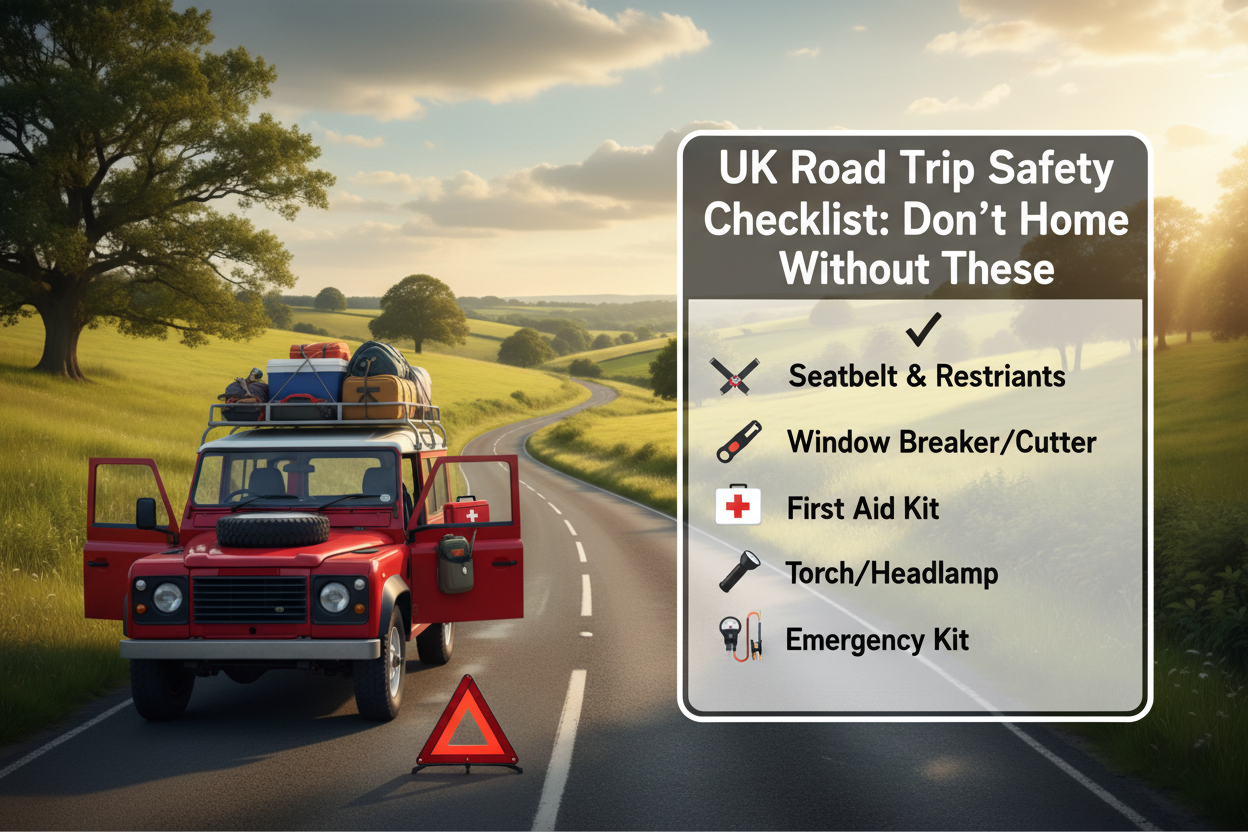 UK Road Trip Safety Checklist: Don't Leave Home Without These