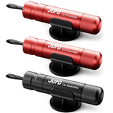 JUFO 3 Pack Car Escape Tool - Emergency Window Breaker & Seat Belt Cutter, Vehicle Safety Hammer