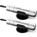 JUFO 2 Pack Car Escape Tool – Emergency Window Breaker & Seat Belt Cutter, Vehicle Safety Hammer for Car Escape